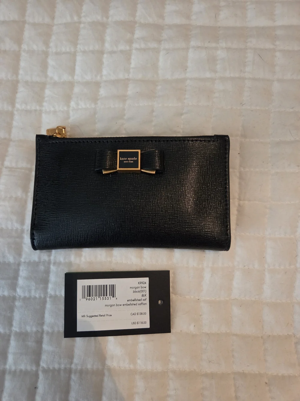 kate spade New York Morgan Bow Bi Fold Wallet